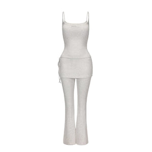 Summer Rhinestone Camisole & Pants Set