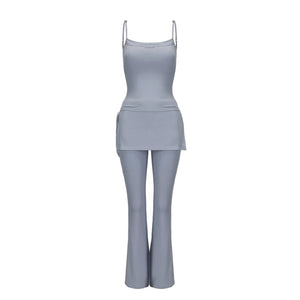 Summer Rhinestone Camisole & Pants Set