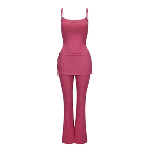 Summer Rhinestone Camisole & Pants Set