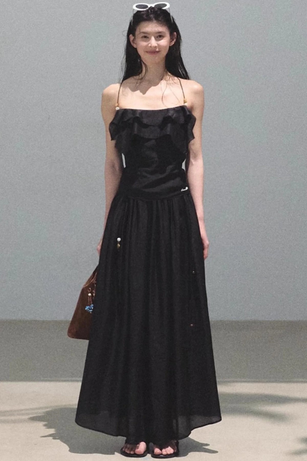 Summer Ruffled Camisole Skirt Set-Up