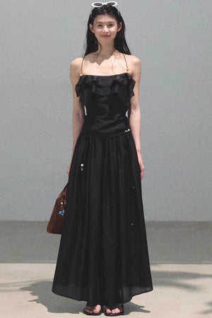 Summer Ruffled Camisole Skirt Set-Up