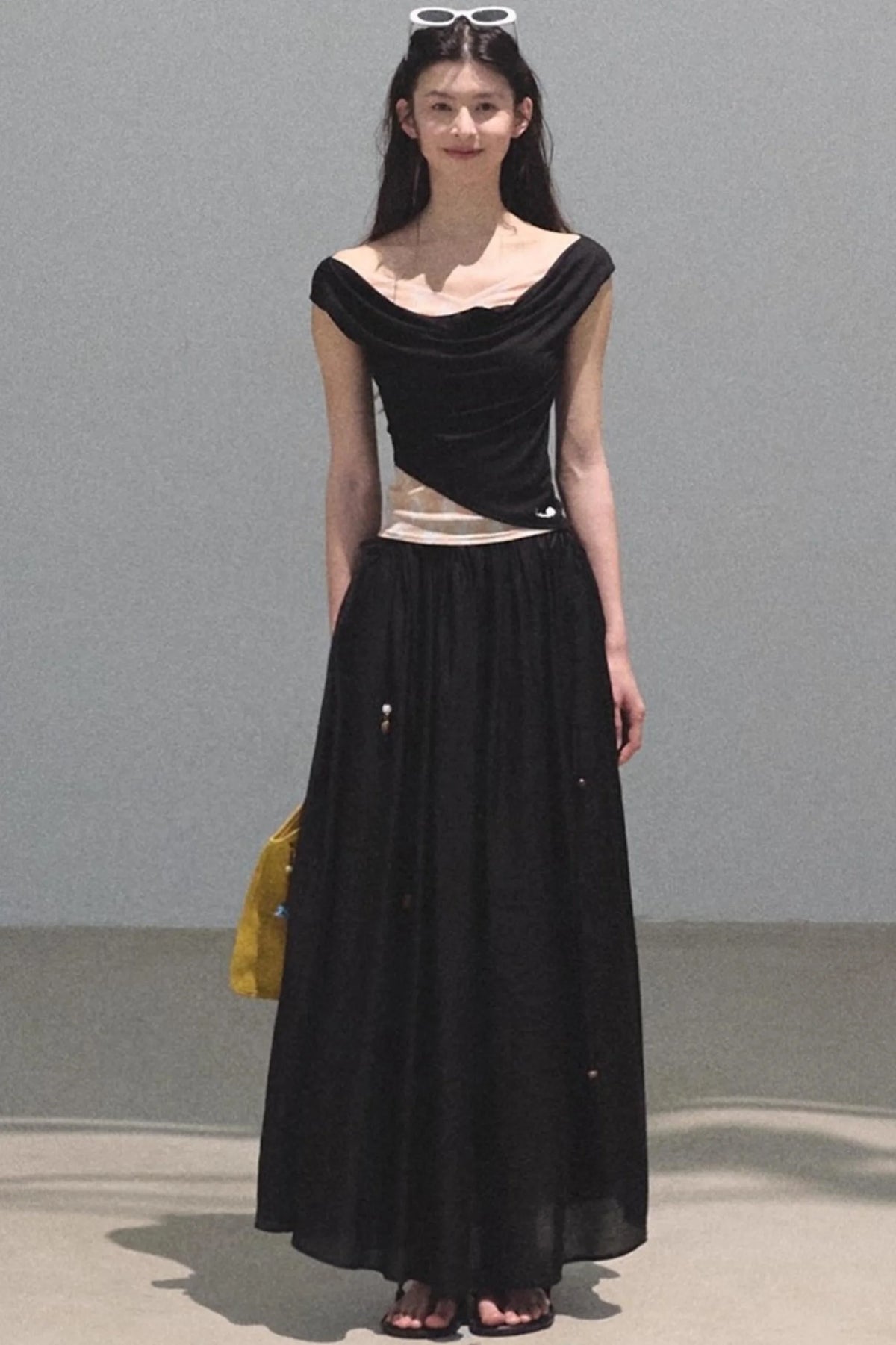 Summer Ruffled Camisole Skirt Set-Up