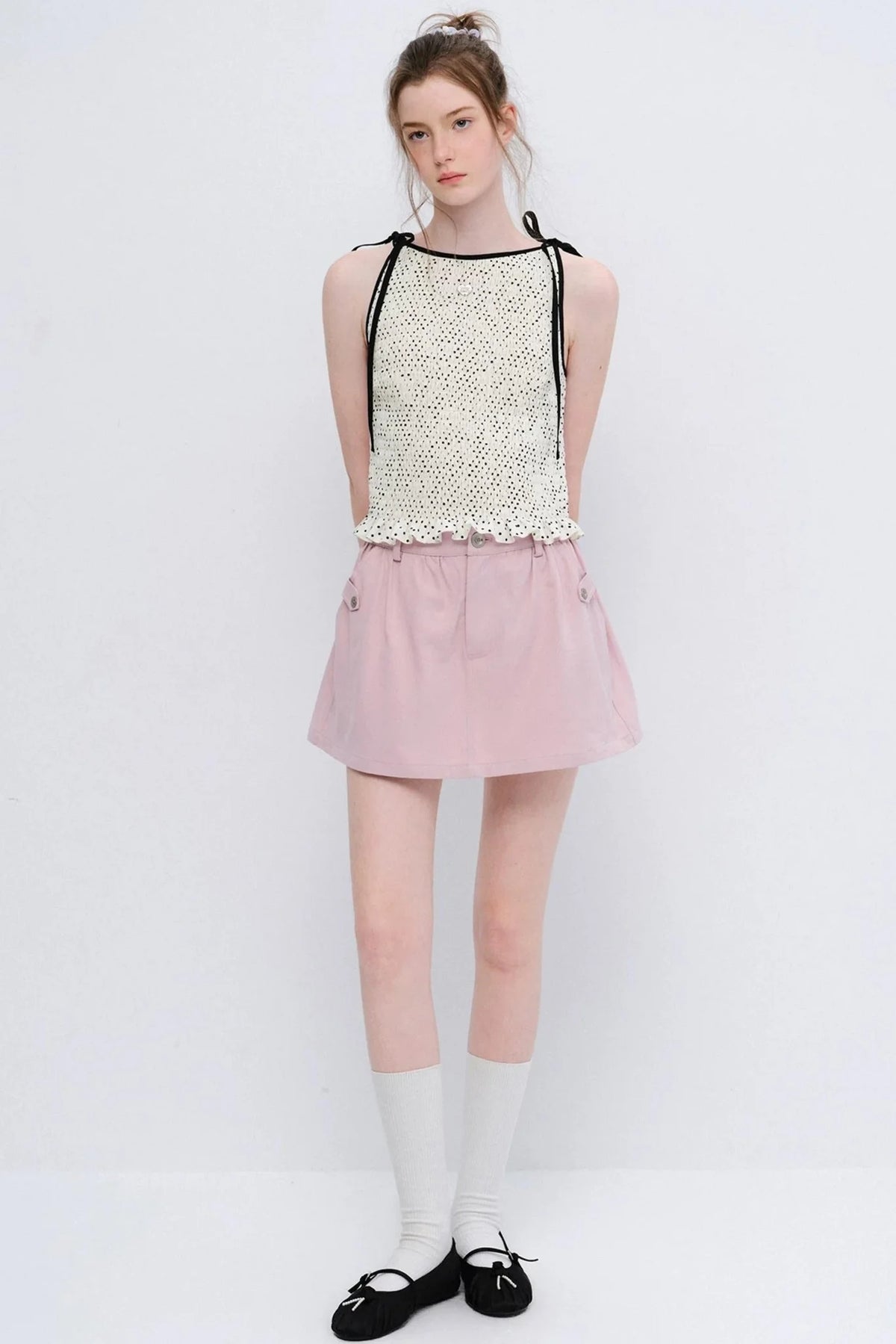 Summer Sweetheart Polka Dot Top