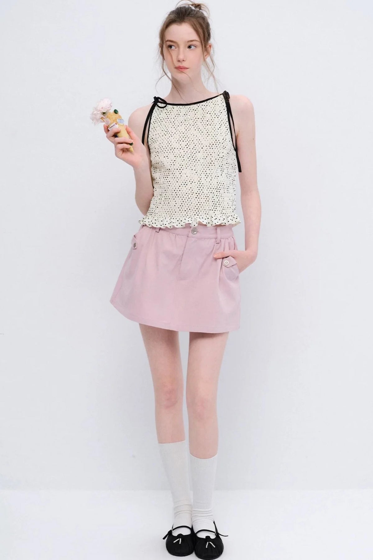Summer Sweetheart Polka Dot Top
