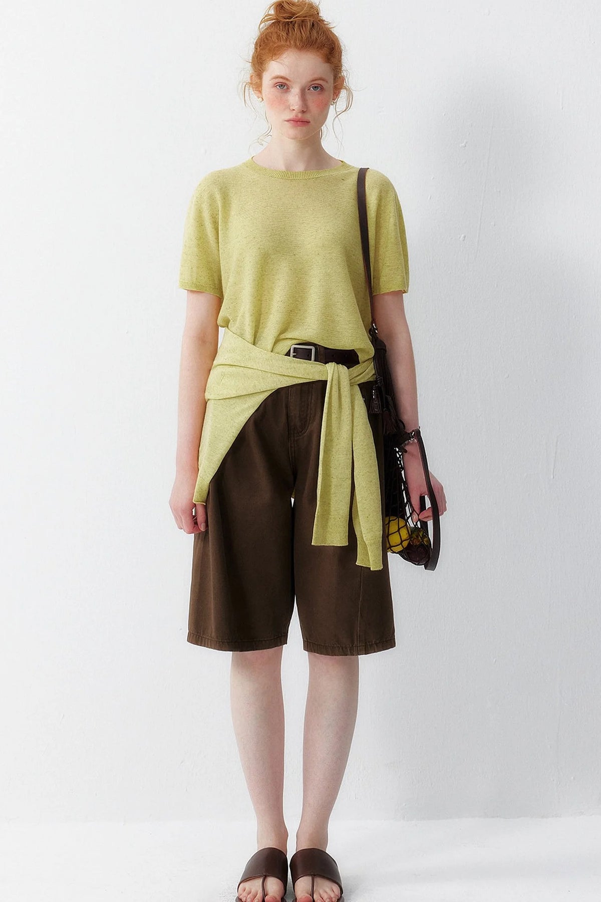 Summer Thin Breathable Knit Cardigan Set-Up