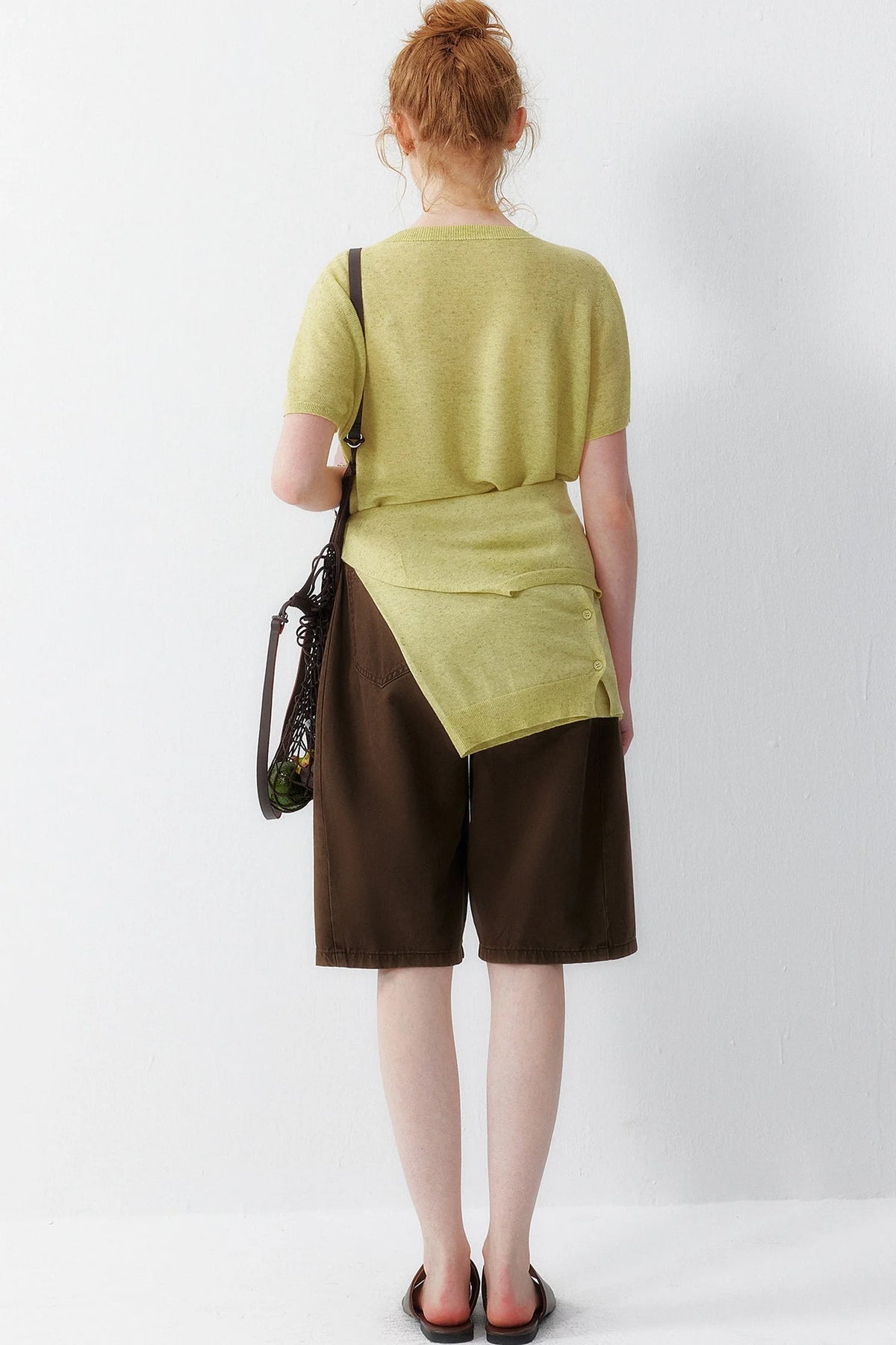 Summer Thin Breathable Knit Cardigan Set-Up