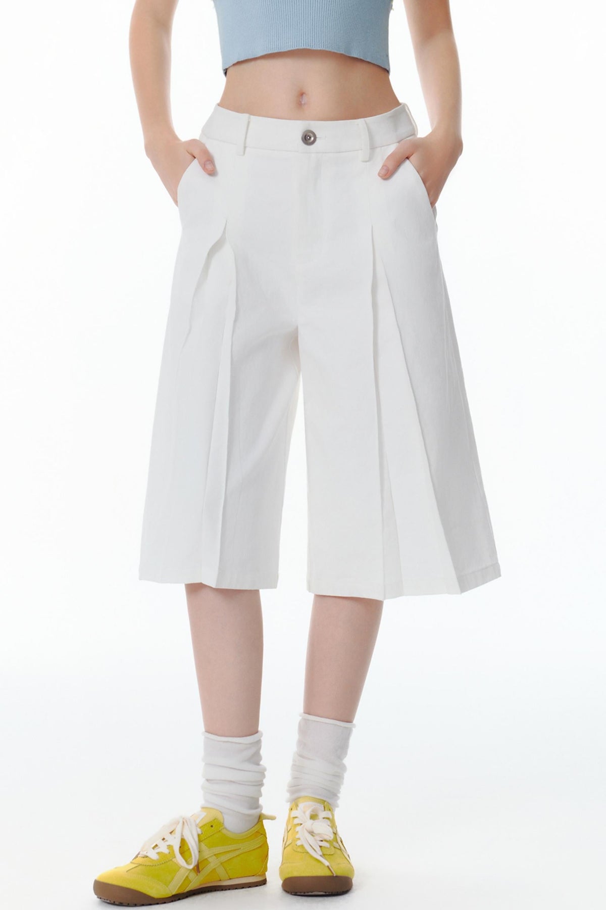 Summer White Shorts