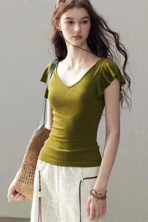 Summer Wind V-Neck Top