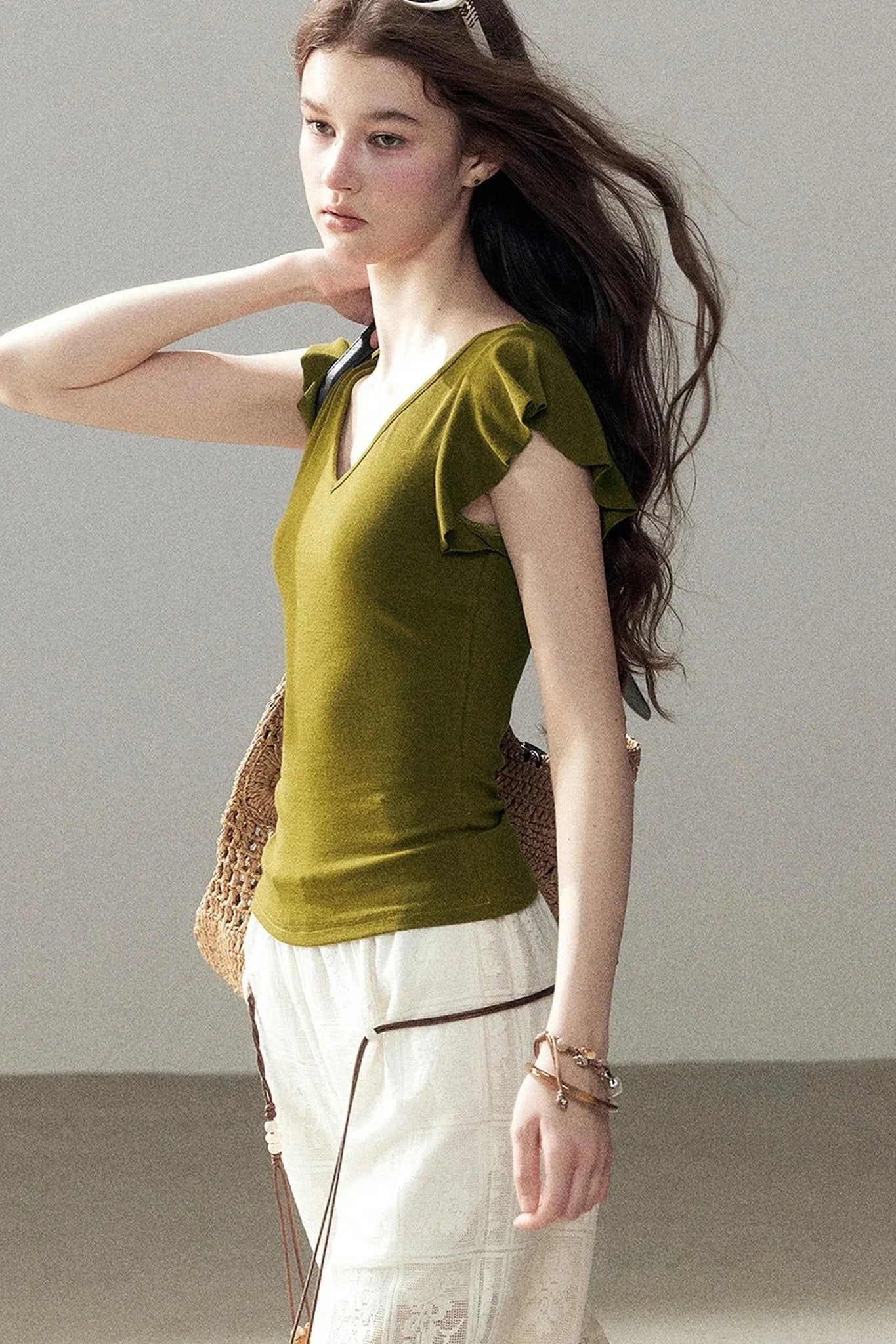 Summer Wind V-Neck Top