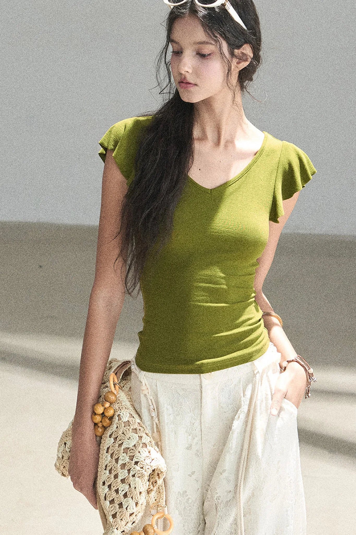 Summer Wind V-Neck Top