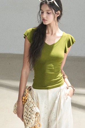 Summer Wind V-Neck Top
