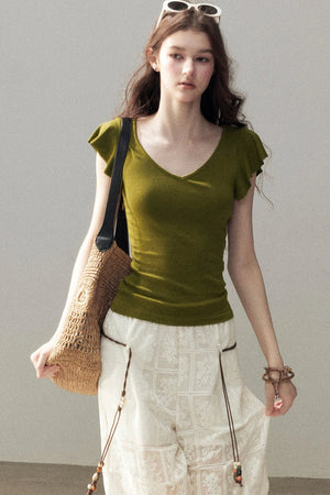 Summer Wind V-Neck Top
