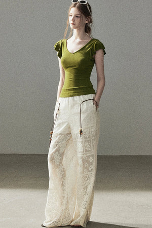 Summer Wind V-Neck Top