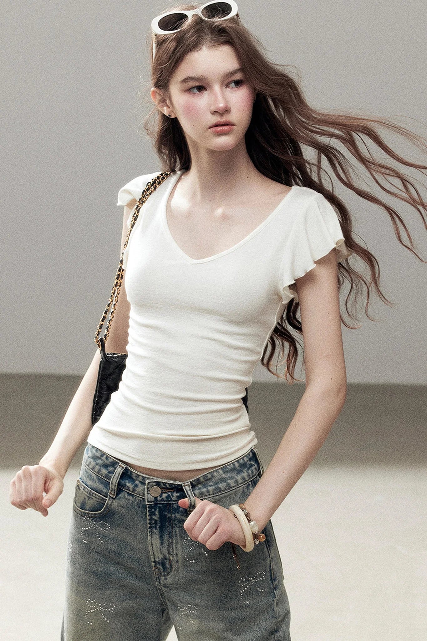 Summer Wind V-Neck Top