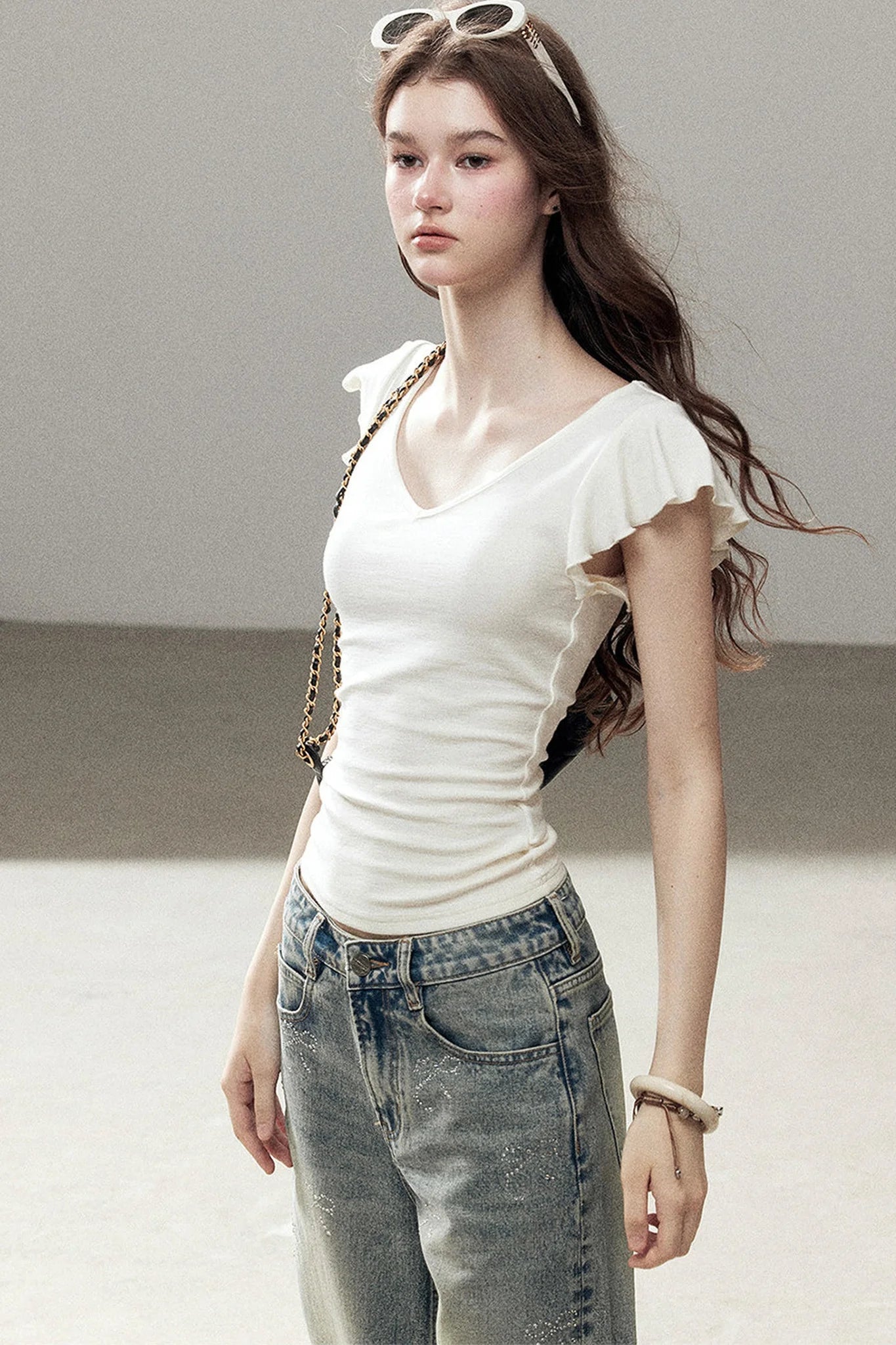 Summer Wind V-Neck Top