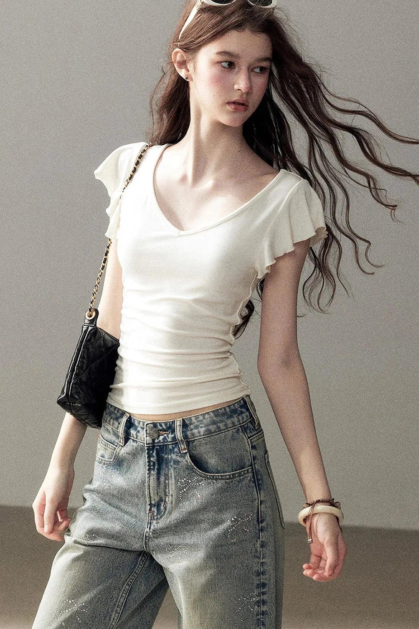 Summer Wind V-Neck Top