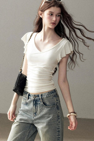 Summer Wind V-Neck Top