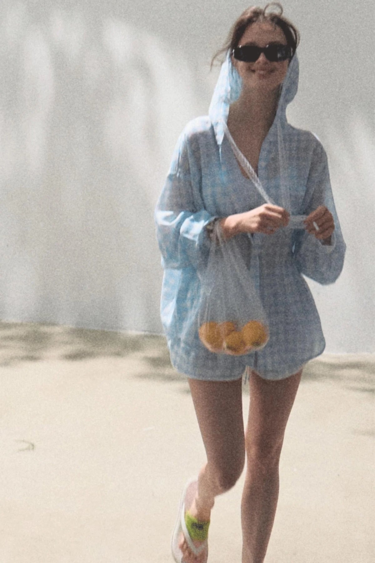 Sun Plaid Shirt & Shorts Set-Up