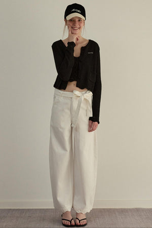 Sunlit Peplum Pants