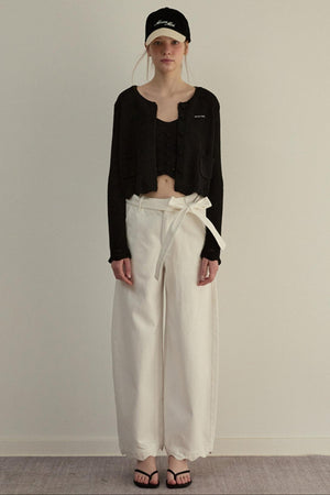 Sunlit Peplum Pants