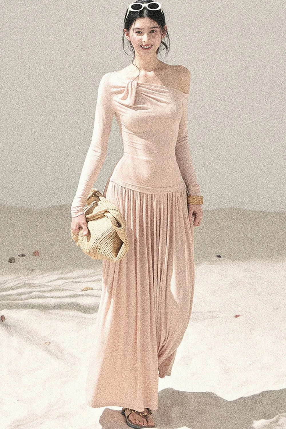 Sunset Elegance Top and Skirt Set-Up
