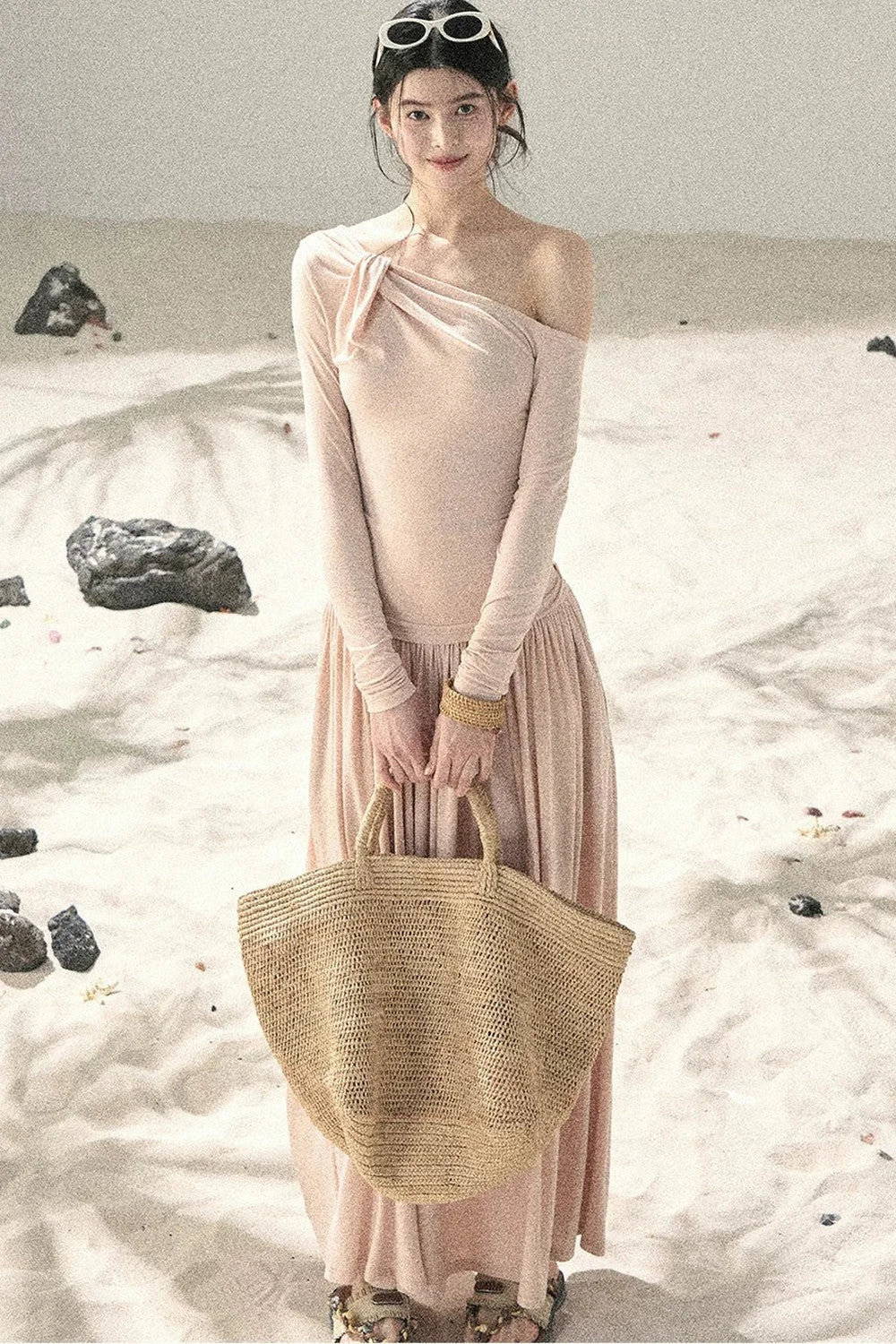 Sunset Elegance Top and Skirt Set-Up