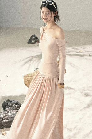 Sunset Elegance Top and Skirt Set-Up