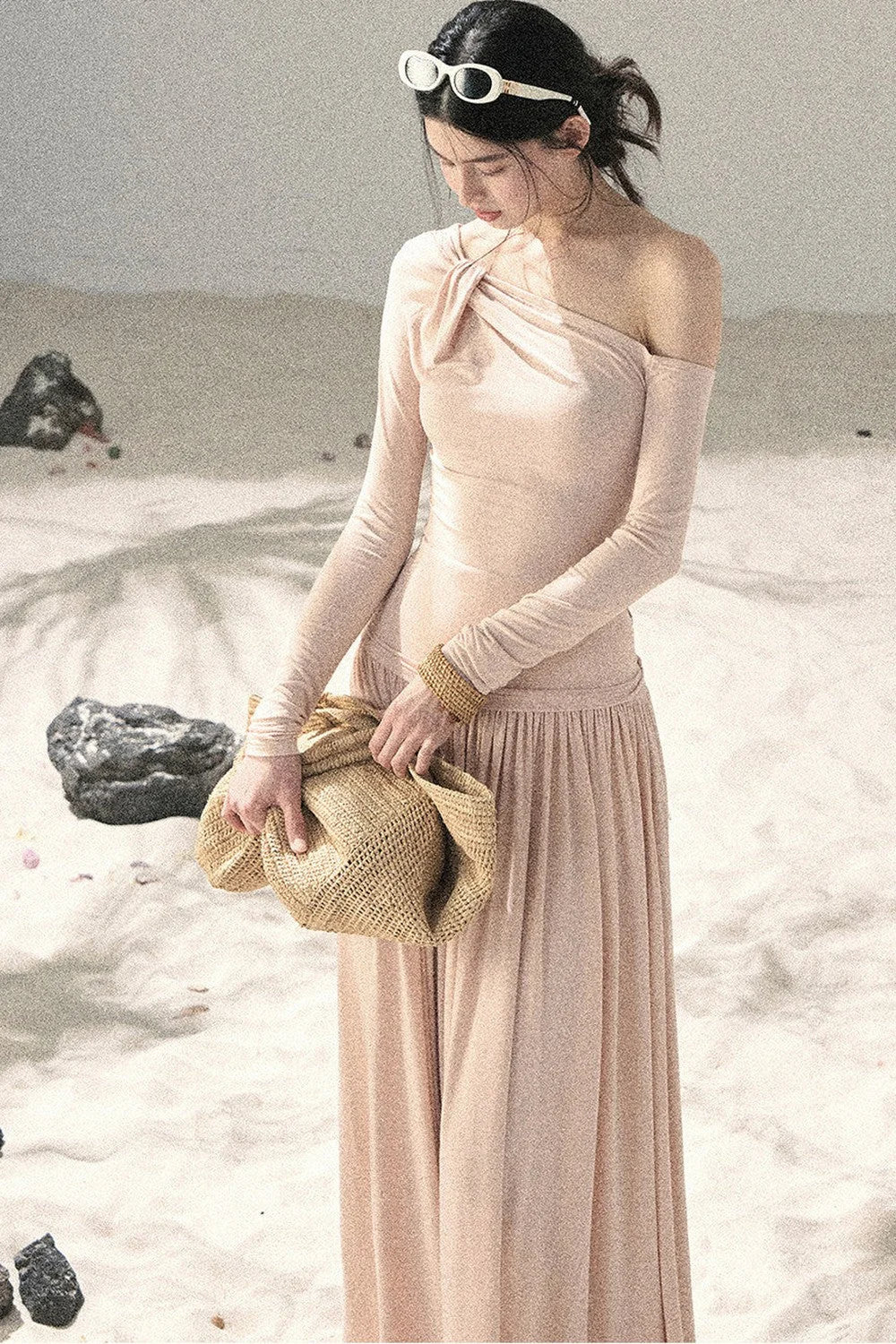 Sunset Elegance Top and Skirt Set-Up
