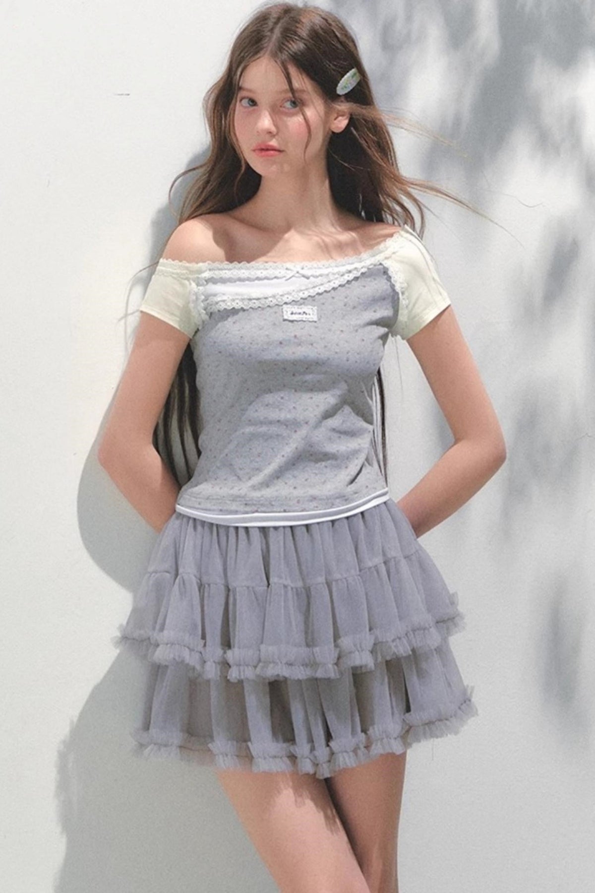 Sunset Halter A-Line Skirt