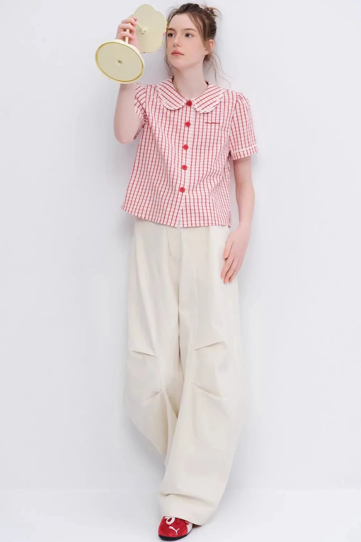Sunset Island Doll Collar Shirt