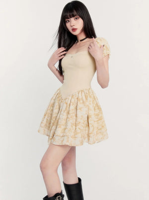 Sunset Rose Tie-Dye Dress
