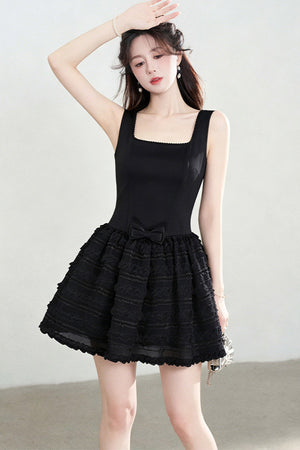 Suspender Lace Puffy Dress
