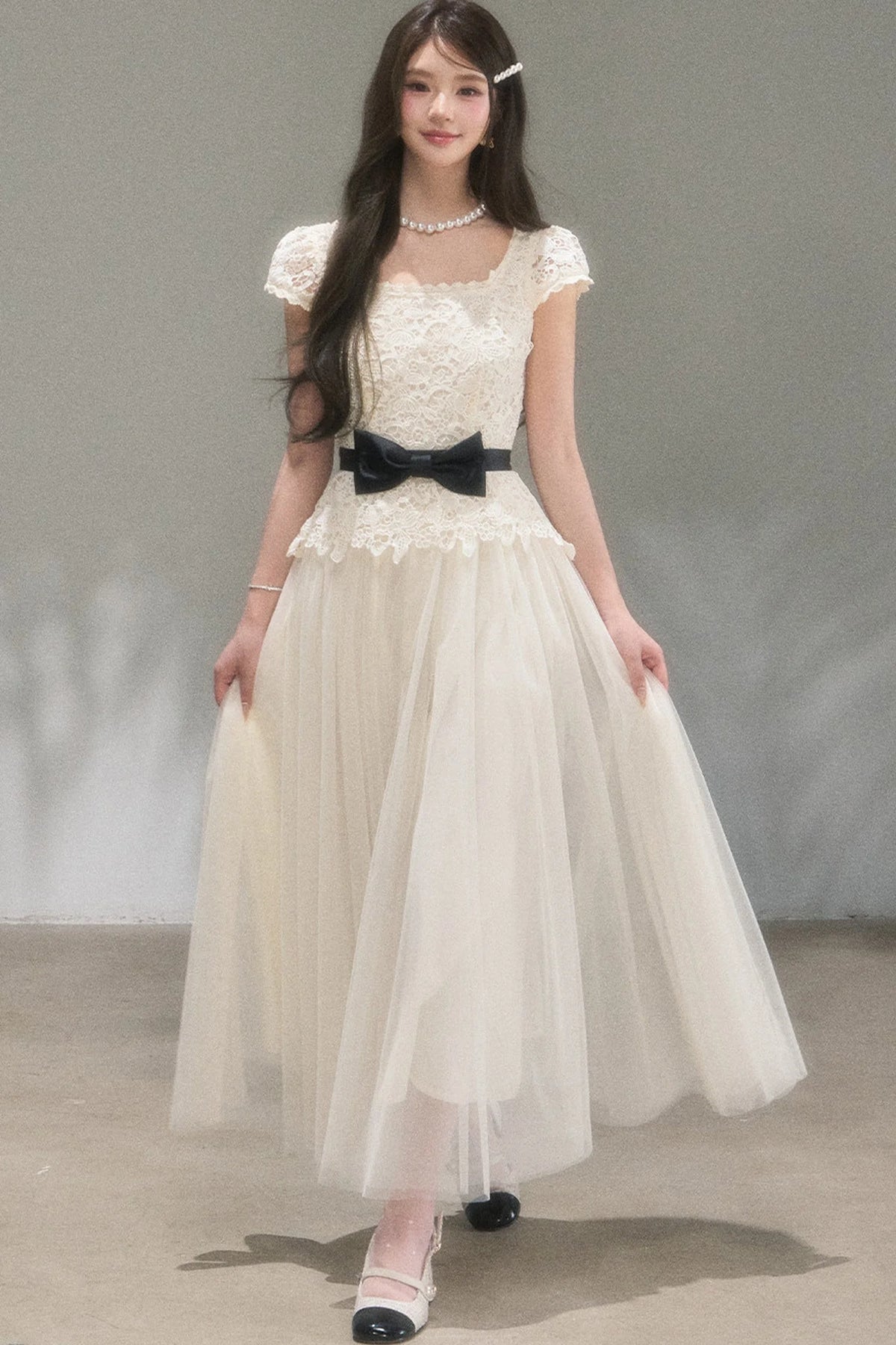 Swan Dream Lace Dress