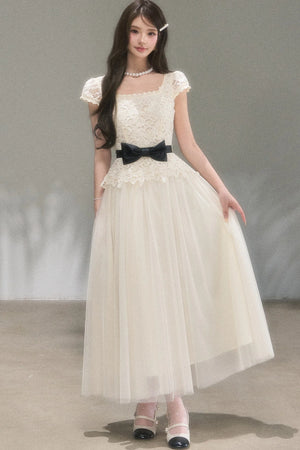 Swan Dream Lace Dress