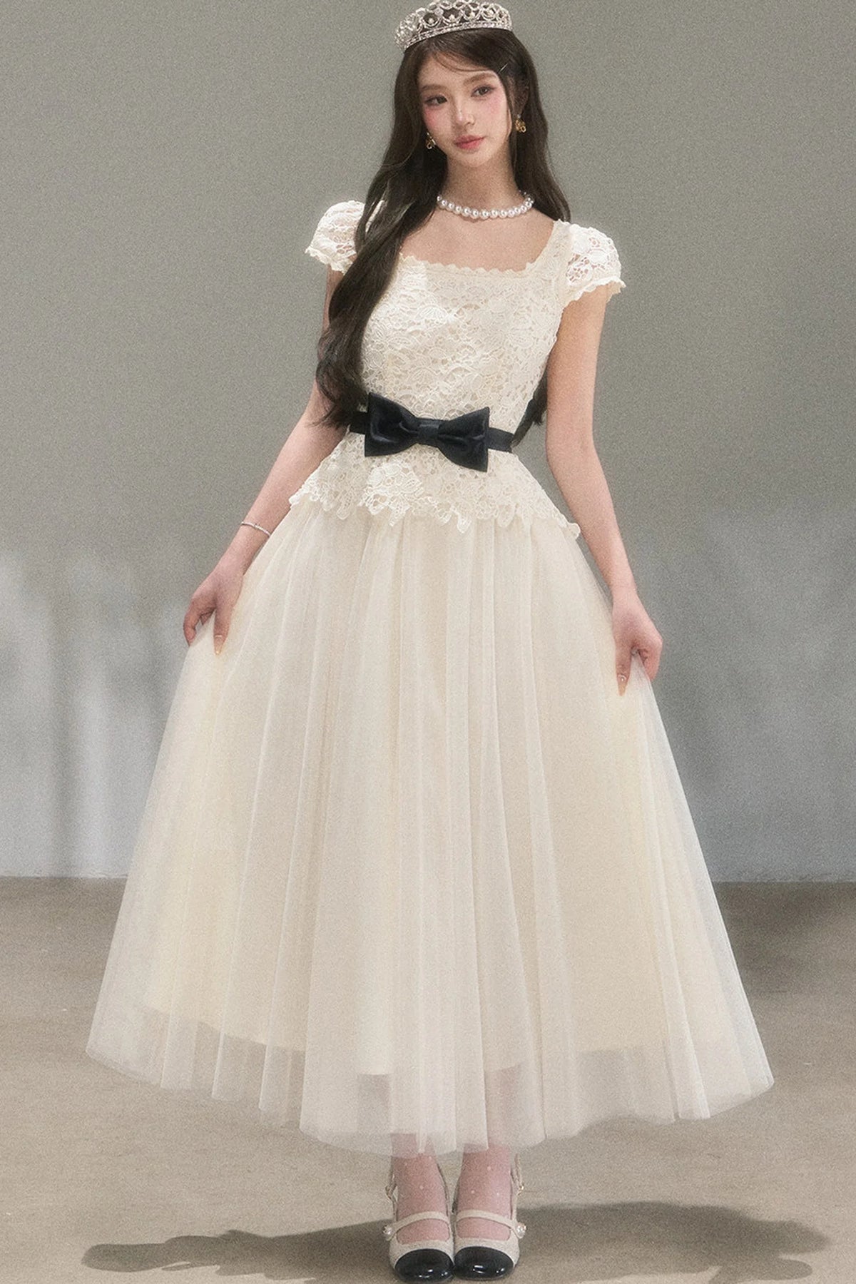 Swan Dream Lace Dress
