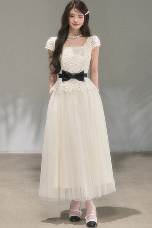 Swan Dream Lace Dress