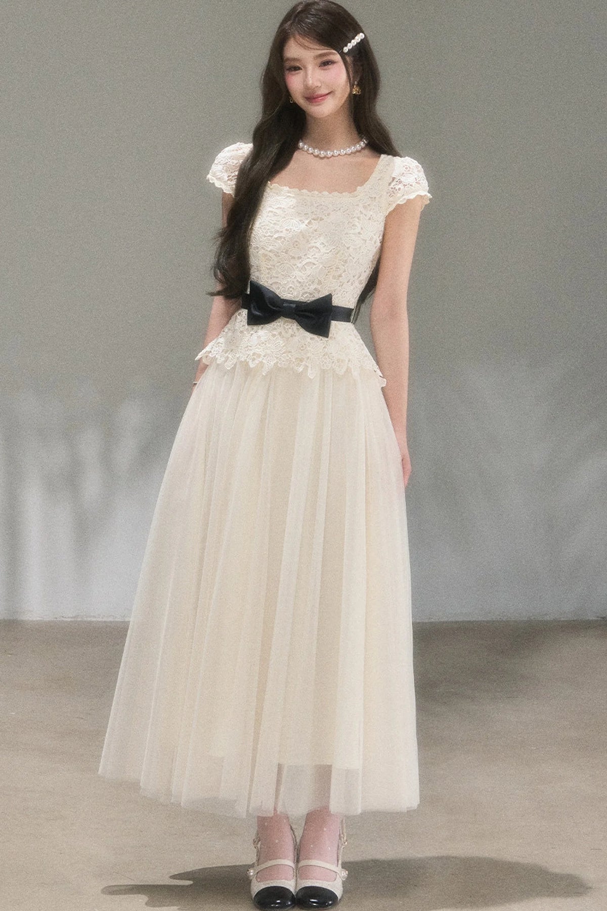 Swan Dream Lace Dress