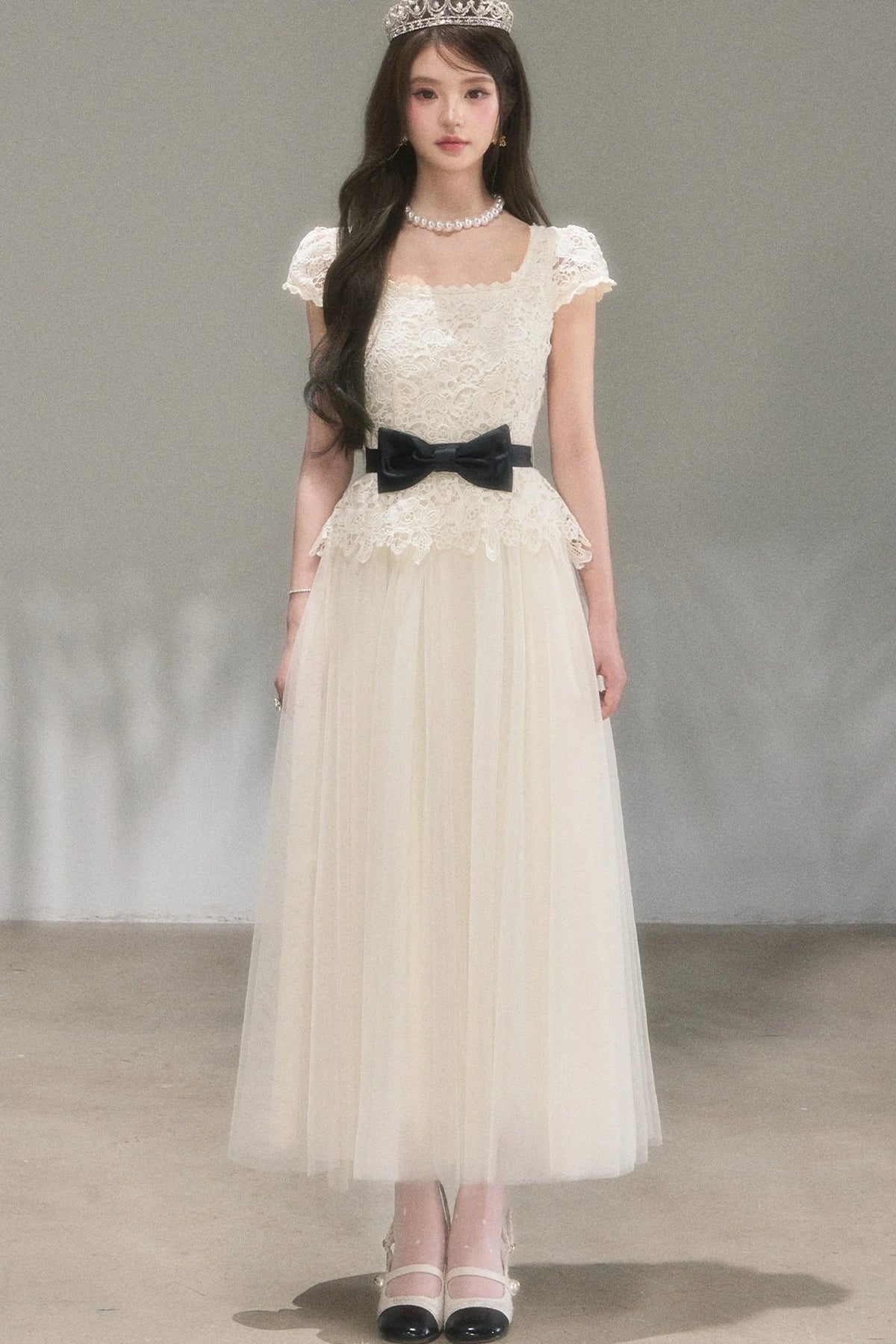 Swan Dream Lace Dress
