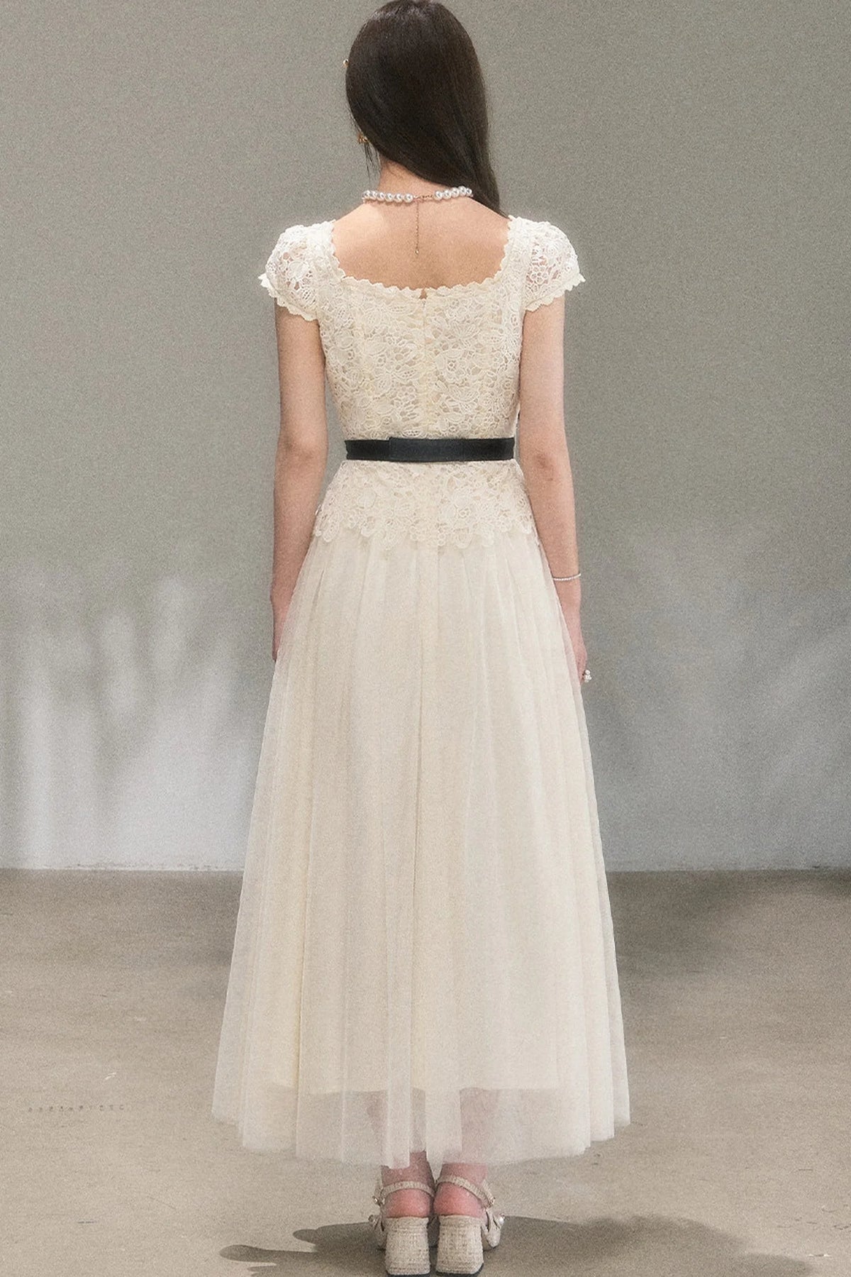 Swan Dream Lace Dress