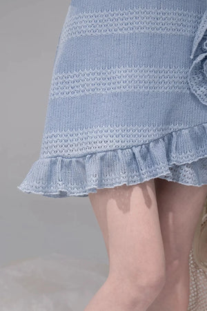 Swaying Mermaid Knitted Skirt