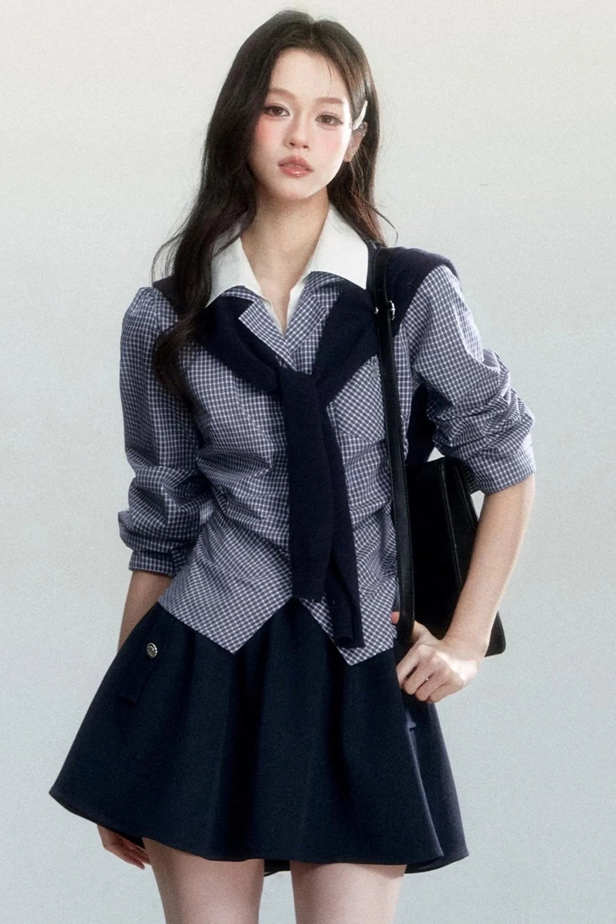 Sweet and Cool High-Waisted A-Line Skirt