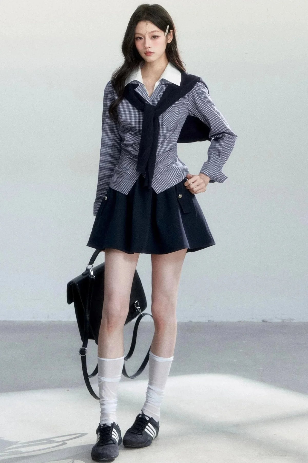 Sweet and Cool High-Waisted A-Line Skirt