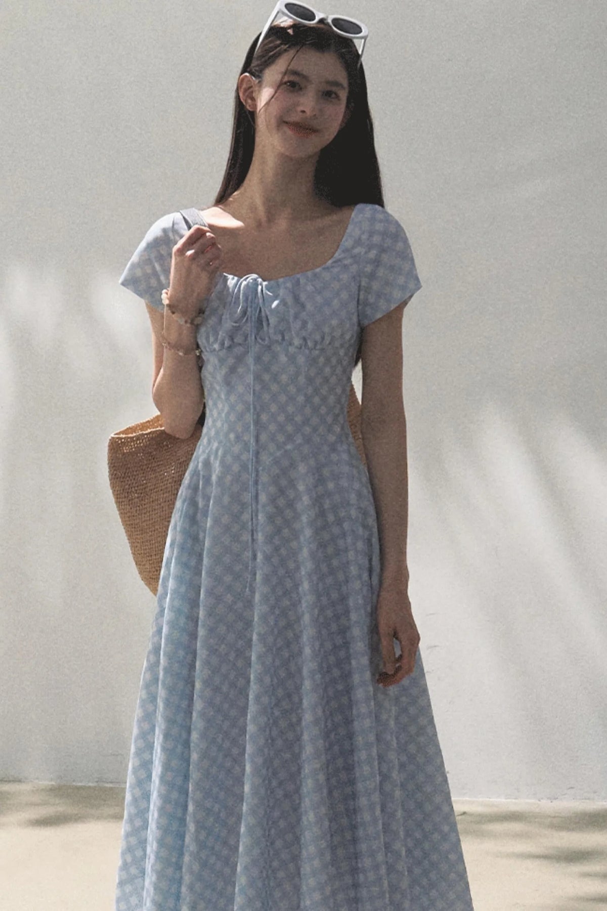 Sweet Bow Tie Mini Dress