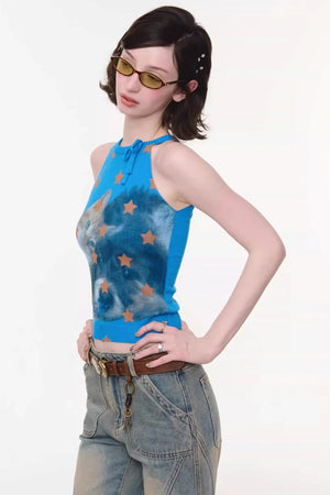 Sweet Cat Knitted Vest