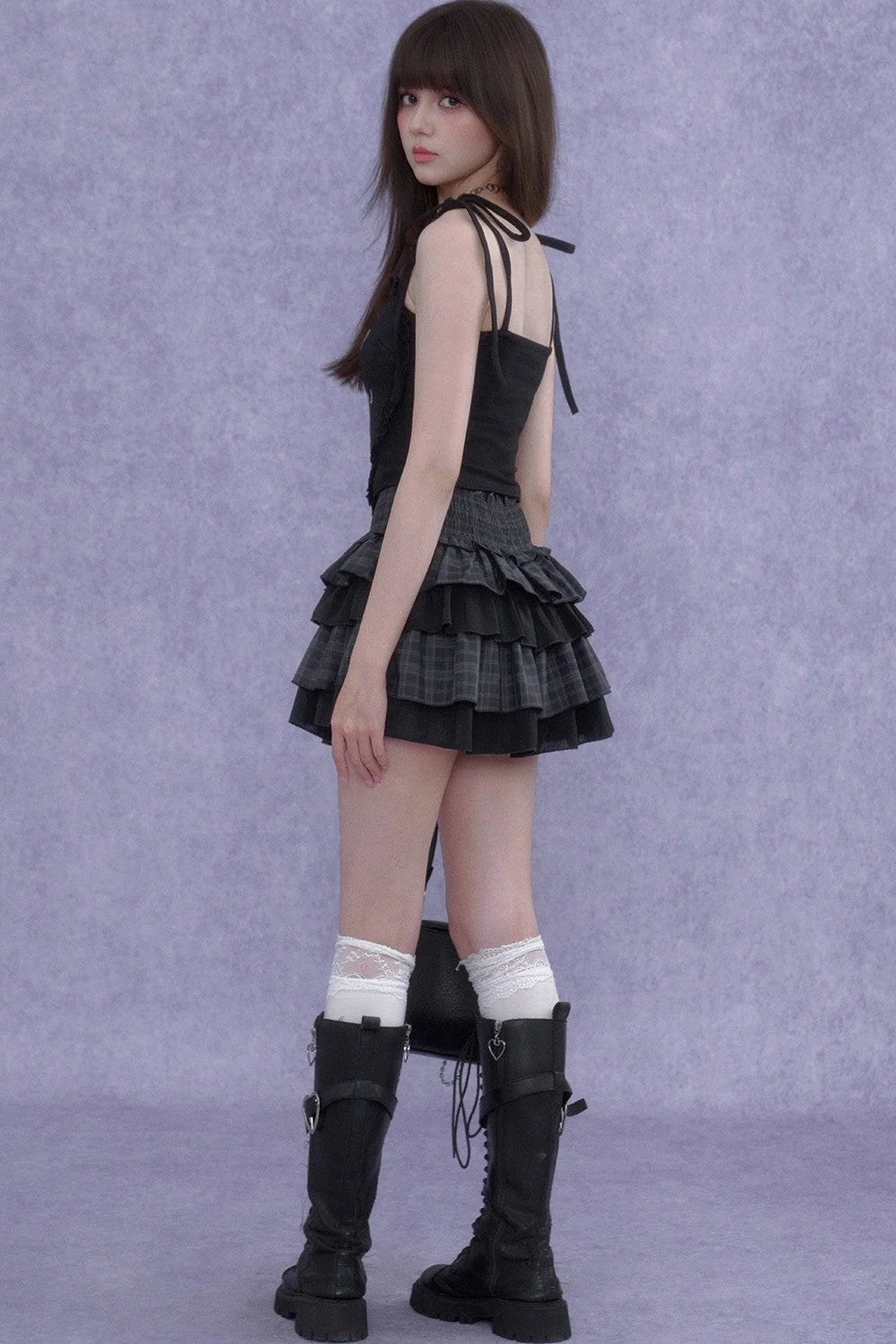 Sweet Cool 3D Heart Camisole Set-Up