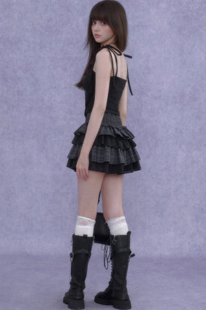 Sweet Cool 3D Heart Camisole Set-Up