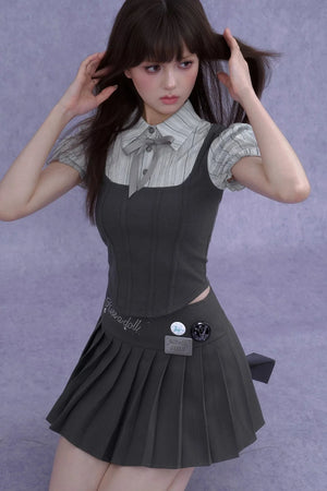 Sweet Cool Black Purple Badge Set