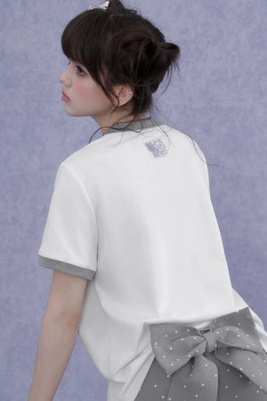 Sweet Cool Print T-Shirt Set-Up