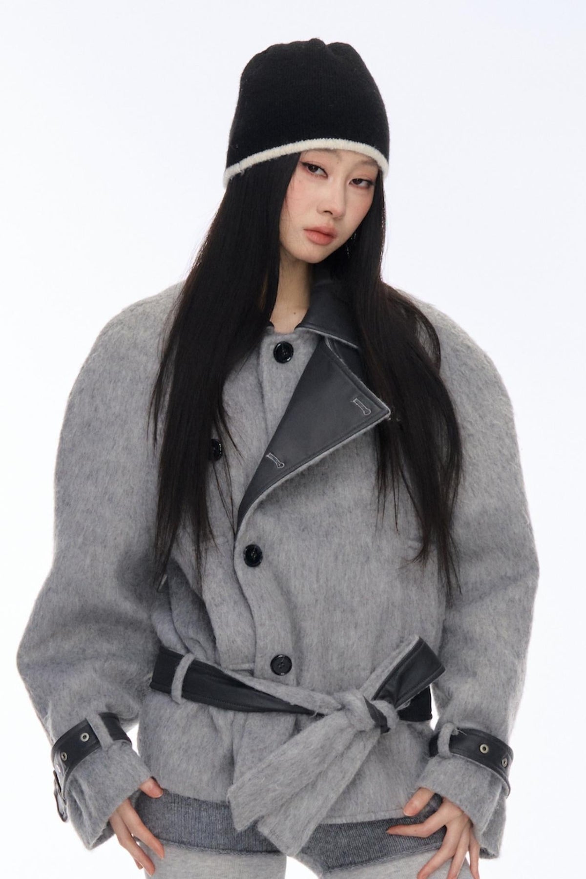 Sweet Cool Wool Contrast Hat