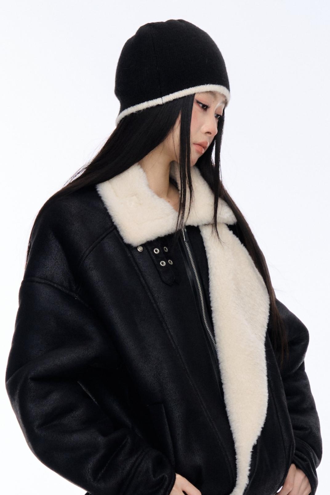 Sweet Cool Wool Contrast Hat